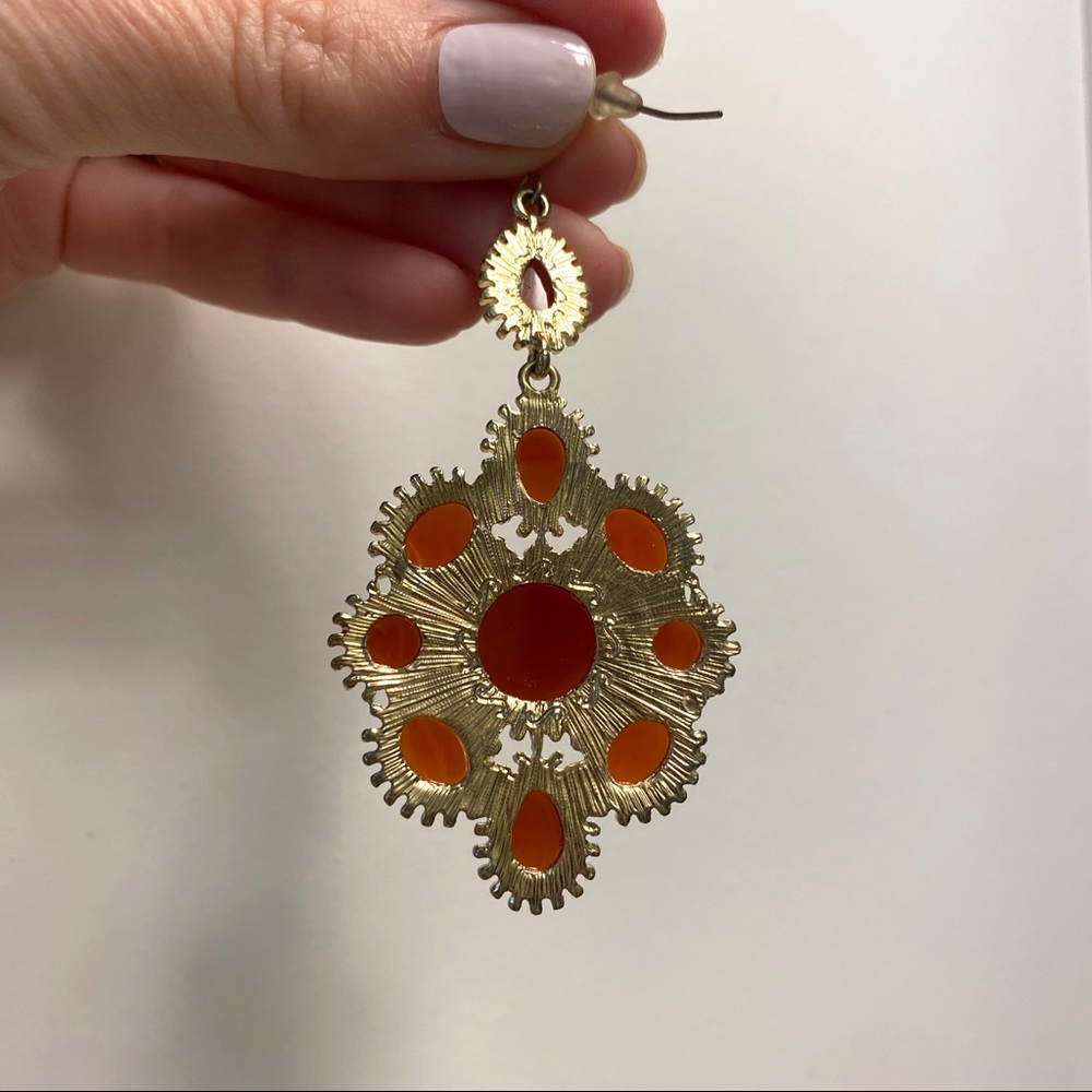 ๐ Fall Statement Earrings ๐ - Picture 3 of 5